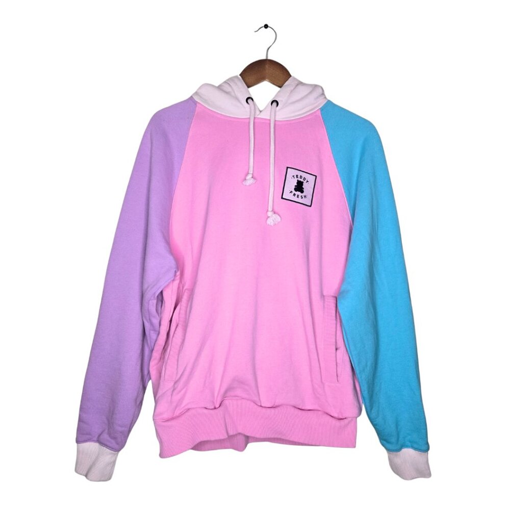 Teddy Fresh Multicolor Pastel Pullover Hoodie